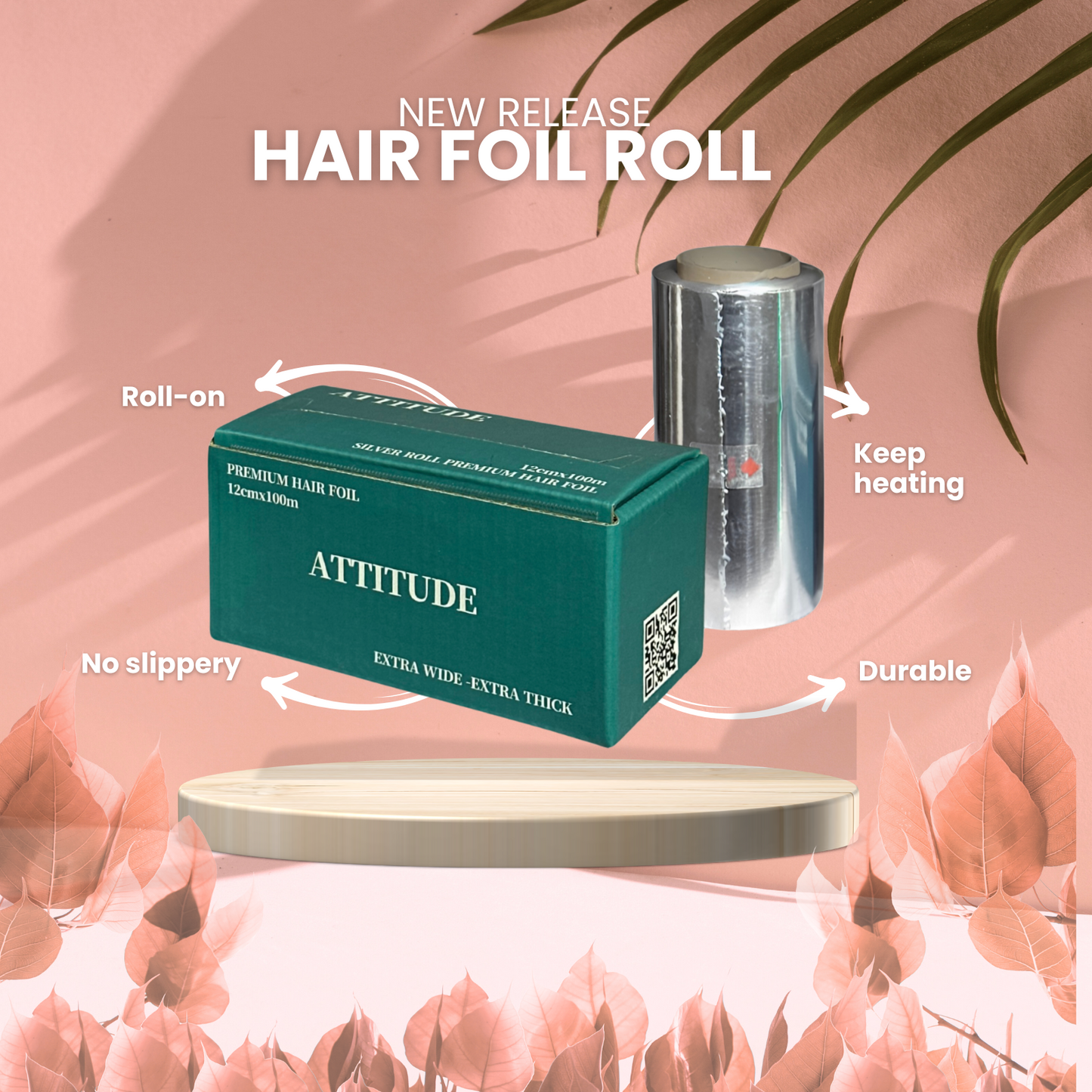 attitude hair foil professional salon supply balayage highlights hair colour roll up foil