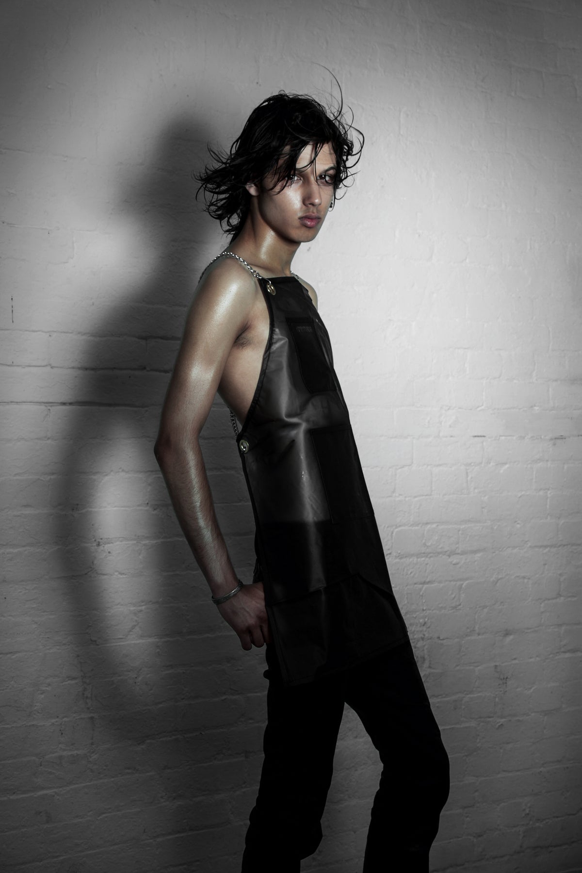 apron hairdressers no stain waterproof uniform chain
